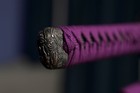 Shinwa Battle Ready Damascus Steel Purple Dragon Katana