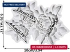 Peony Flower Polymer Clay Molds Peony Flower Leaf Silicone Mold   Diy Crafts Epo