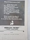 The Front Woody Allen Movie Pressbook