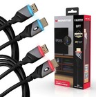 Monster 4k Hdr 6  High Speed Hdmi Cable W  Build-in Led Light - 2 Pack Mhv1-1026