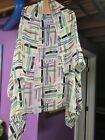 Order Of The Eastern Star Oes Convertible Shawl Scarf- New 