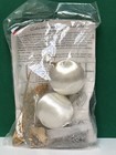 New Vtg Holiday Time Golden Princess Sequin Bead Christmas Ornament Kit 2 5 x3 5