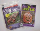 New Vintage Lot Of 3 Packs Of Decorative Halloween Lawn Bags Made In Usa Nos