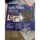 Quartet Cork Panels 12x12 Self Adhesive Bulletin Board 4 Pack Brown Sku 101