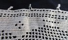 Vtg Filet Crochet Cherub Angel Valance Or Sofa Back Doily Recuerdo De Madre 