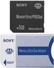 Brand New Sony 1gb Memory Stick Pro Duo Flash Memory Card Msx-m1gst