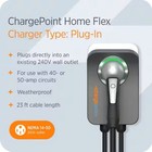 Chargepoint Home Flex Level 2 40a Ev Charger W  Nema 14-50