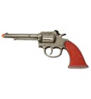 Kilgore Buc-a-roo Cast Iron Cap Shooter - 1940 Red Grips 7 3 4  B38 1 2