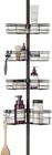 Tension Pole Shower Caddy Corner Organizer  Adjustable Standing Shower Caddy    