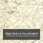 Old Map Of Orange County  Ny 1851 - Vintage New York Art