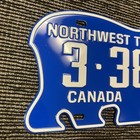 Canada 1972 Northwest Territories License Plate Replica 