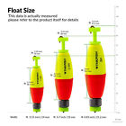 5pcs Fishing Bobbers Eva Foam Round Floats Snap-on Spring Fishing Floats