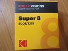 Kodak Vision 3 500t 7219 Super-8 Color Negative Film - New Fresh - No Remjet