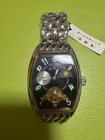 B Barrel Bb-002 Automatic Men s Wristwatch Silver Color Self-winding