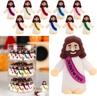 Tiny Rubber Jesus Figurines - 100 Easter Miniatures For Parties And Decorations