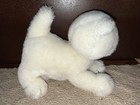 Applause White Cat Plush Stuffed Animal Vintage Euc