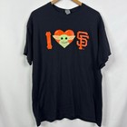 Gildan Black Star Wars Baby Yoda I Love Sf Giants T Shirt Mens Xl