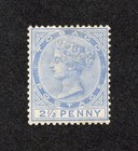 Tobago Sc  18 1882-96 Queen Victoria 2 1 2p Ultramarine