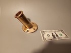 Ships Flag Staff Holder  Bronze Brass Burgee Ship  Boat  Yacht Vintage 
