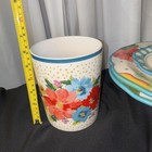 Pioneer Woman Dinnerware Set With One Small Plate And Kitchen Utensil Holder