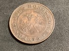1875 Hong Kong 1 Cent Bronze  - Queen Victoria
