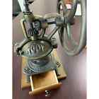 Vintage Large Cast Iron Collection Manual Counter Coffee Grinder