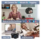 4k Digital Vlogging Camera For Youtube 4k Camcorder Hd 1080p 48mp Video Camera