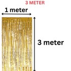 2m-3m Foil Fringe Tinsel Backdrop Curtain Door Wedding Birthday Party Decoration