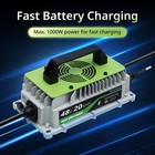 48 Volt 20 Amp Lithium Lifepo4 Onboard Golf Cart Battery Charger W  Cooling Fan