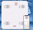 Bathroom Scale With Backlit Lcd Display Digital Body Weight Scale Max 400lb