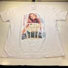 Britney Spears Vintage Inspired Music Concert Tour Tee T Shirt Mens Xl White 