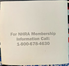 Vtg Nhra National Dragster Original Member Decal Man Cave Hot Rod Racing 4 