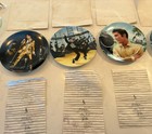 Delphi Elvis Presley Looking At A Legend Collector Plates Lot Of 6 Original