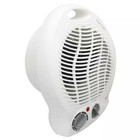 1 500-watt 2-settings Portable Fan Heater With Adjustable Thermostat