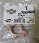 Lot 22 -  1  Split Ring Hanger 301353 Copper Plated Steel American Valve
