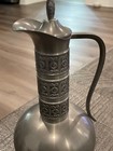 Vintage Norwegian Pewter Pitcher     Haugrud Norway     Model 435     Quistgaard Style