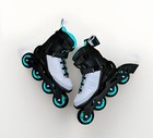 Rollerblade Zetrablade Elite W Inline Skates Black powder Blue  Size 8 Women New