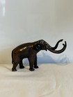 Signed Solid Bronze Mastodon Elephant Artist William  bill  Otto 4 5  X 2 3 4 sm