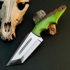 8 8  D2 Tactical Camp Knife Full Tang Resin Handle Fixed Blade Leather Sheath