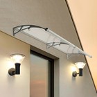 Self-cleaning For Sun Uv Protection Front Door Aluminum Arch Rainshed W  Sink