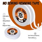 Double-sided Fabric Tape  2 Rolls  - 65ft Length  No 1 4inch 1 2inch  White 