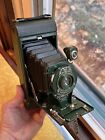 Eastman No  1a Pocket Kodak Film Camera In Green      With Case In Box