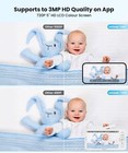 Iegeek Baby Monitor W  2k Camera 5  Screen Night Vision Cry Motion Detection App