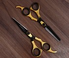 Professional Salon Hair Cutting thinning Scissors Barber Shears Hairdressing Set