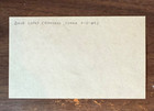 Davey Lopes Autograph Signed 3 X 5 Index Card - Dodgers