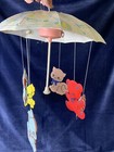 Vintage Animal Musical Crib Mobile Baby Nursery Revolving    Dolly Toy 60s Read