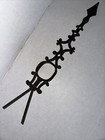 Antique 15    Cast Iron Lightning Rod Arrow Frame Scrollwork Weathervane Cupola