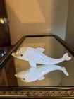 Onyx Dolphin Figurine Hand-carved Stone Sculpture