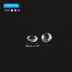 4000pcs 4mm Acrylic Crystals Diamonds Wedding Table Vase Fillers Purple Clear