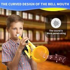 Us Stock Pampet Professional Plastic Bb Trumpet Advanced Student Beginner